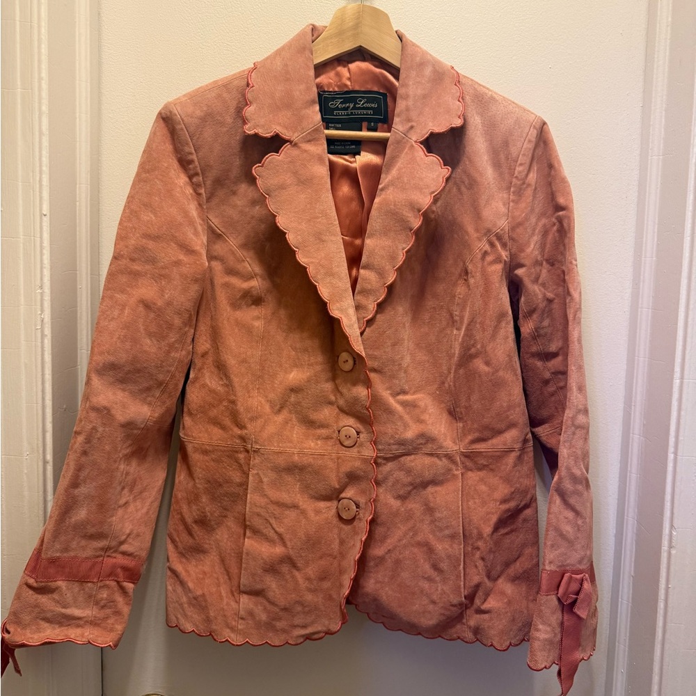 Pink Leather Jacket